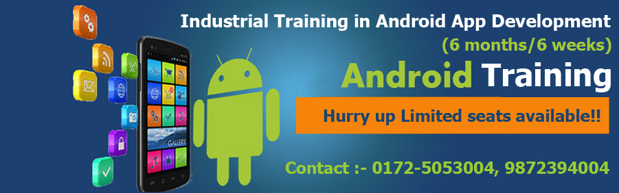 6 Months Android training in Mohali
